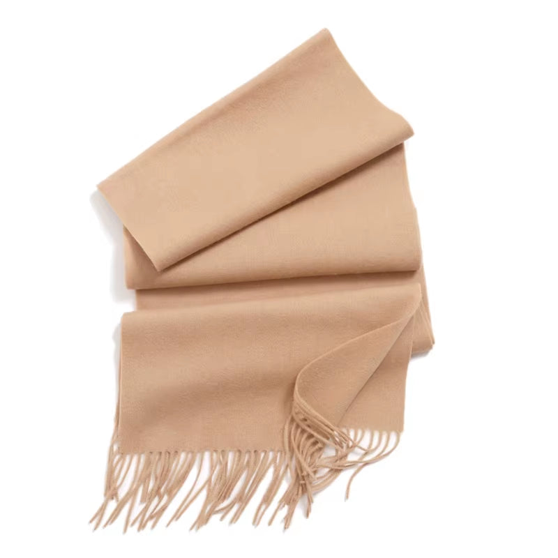 Solidlove Wool Winter Scarf Women Scarves Adult Scarves for Ladies 100% Wool Scarf Women Fashion Cashmere Poncho Wrap