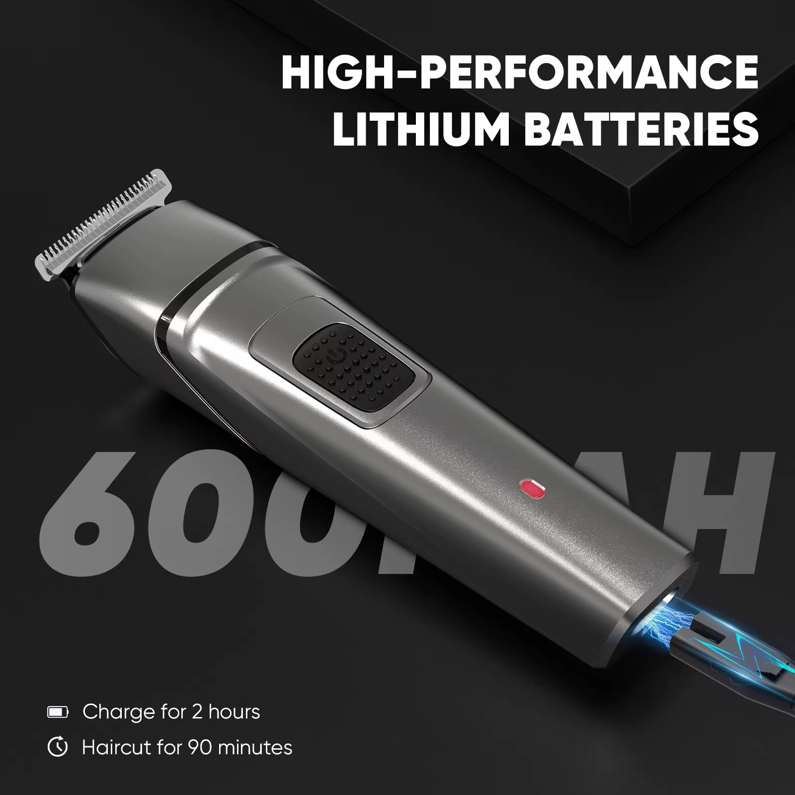 MASTER Men'S Grooming Kit 5 in 1 Multifunctional Electric Hair Clippers Rechargeable Razor Men Beard Nose Trimmer