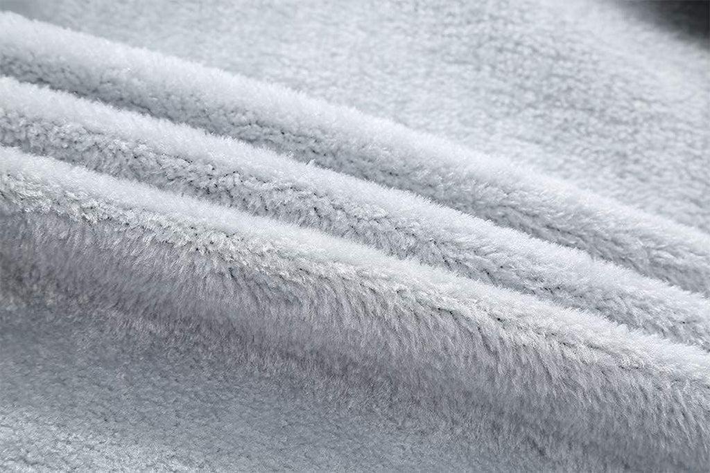 Men'S Zip up Winter Coat Fleece Hoodie Heavyweight Sherpa Lined Hoodie Sweatshirt for Men