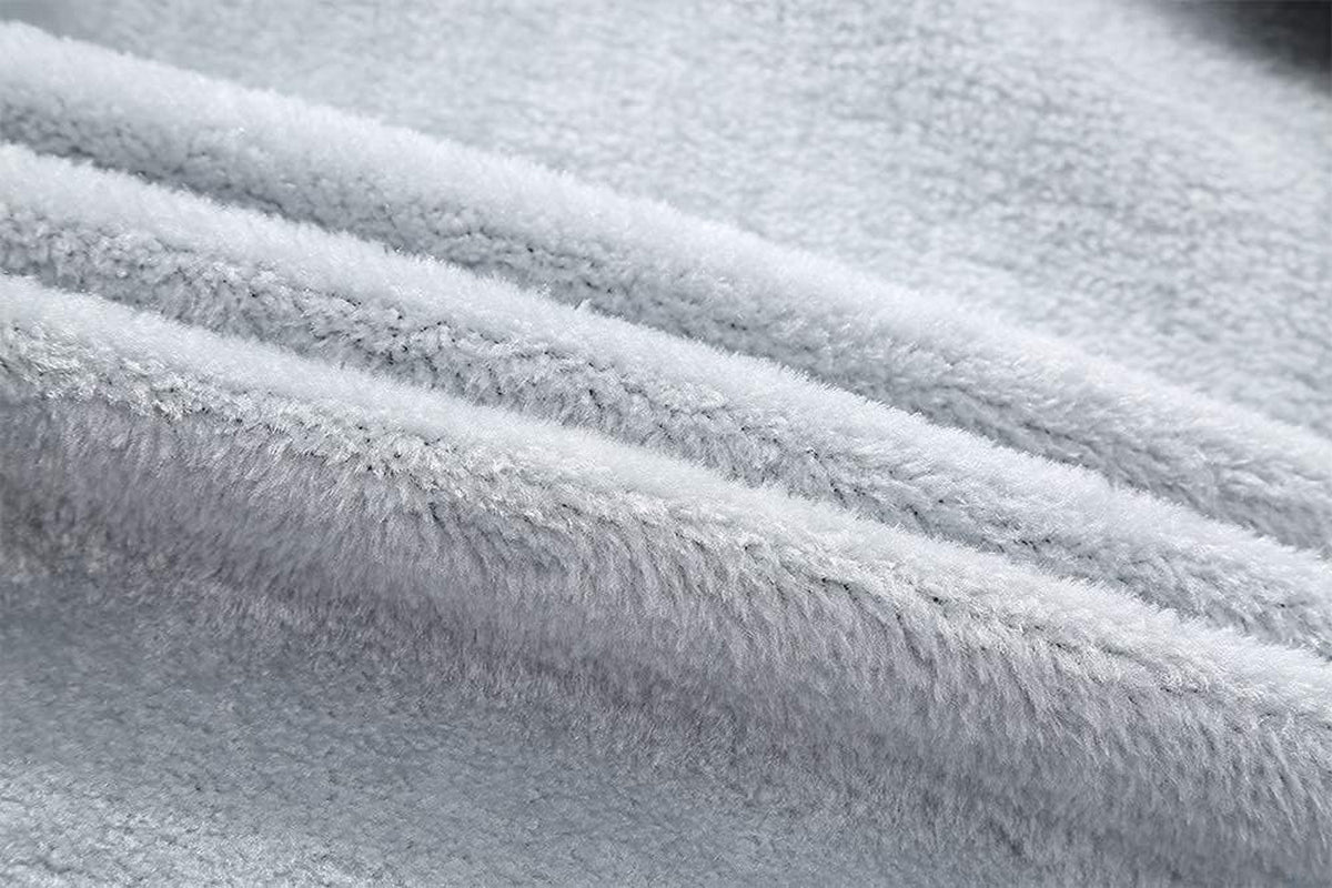 Men'S Zip up Winter Coat Fleece Hoodie Heavyweight Sherpa Lined Hoodie Sweatshirt for Men