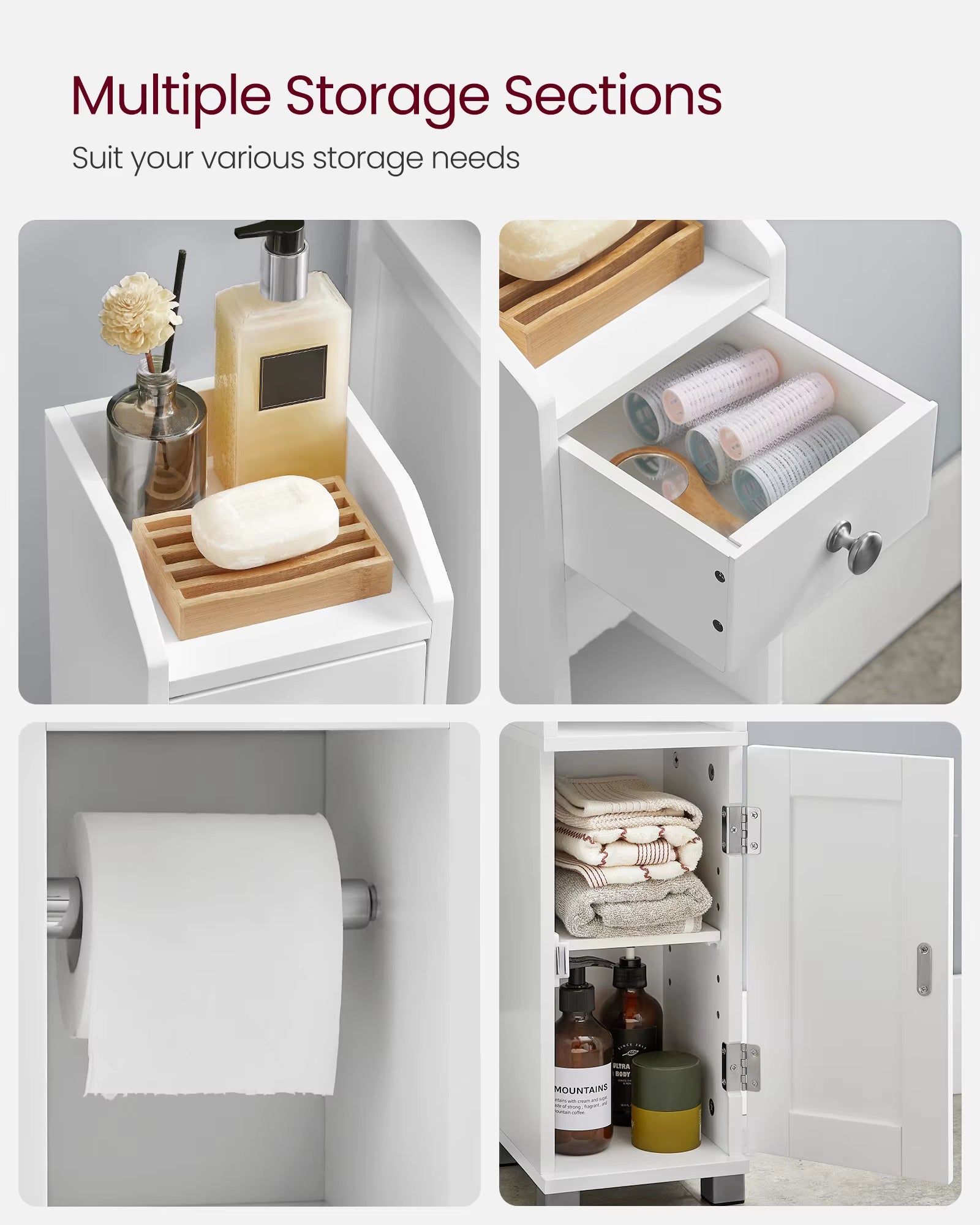 Small Bathroom Storage Cabinet Toilet Paper Holder with Storage Toilet Paper Storage Cabinet Bathroom Organizer