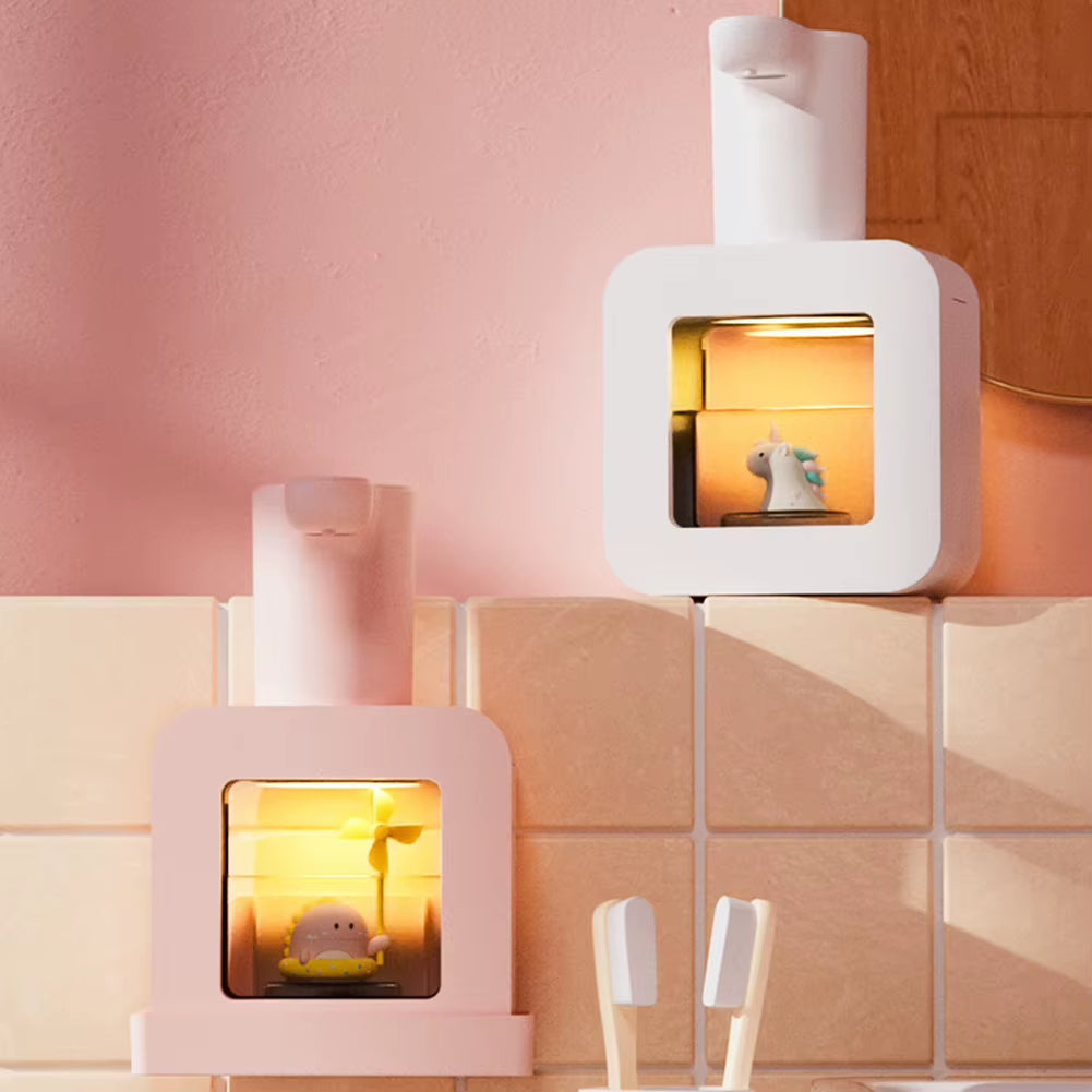 400Ml Liquid Soap Dispensers USB Charging Liquid Foam Dispensers Wall Mounted Touchless Sensor for Hotel Wash Basin